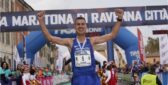 Festeggiamenti per il campione italiano di maratona Alessandro Giacobazzi
