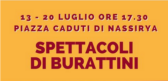 Arrivano i burattini!