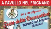Festa della crescentina: 30 e 31 agosto 2025