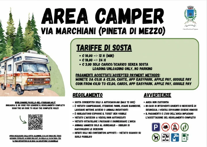 Area sosta camper Pavullo nel Frignano — photo 8